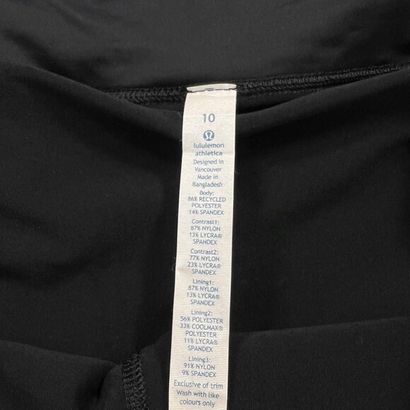 Lululemon Hotty Hot Skirt in Black Size 10 NEW! Run Running Skirt - Picture 10 of 15